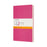 Moleskine Cahier Ruled Notebook, 130mm x 210mm Large Size, Ruled, Kinetic Pink, 3 Pack CXMCH016D17