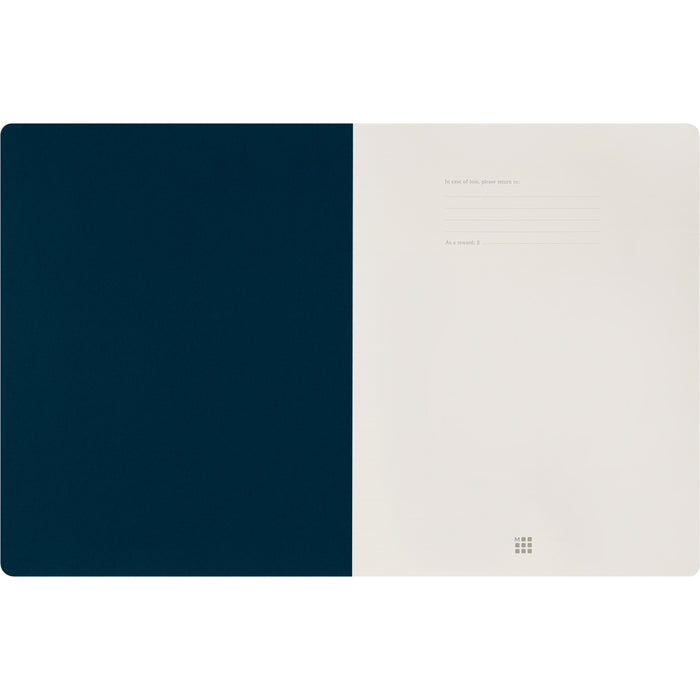 Moleskine Cahier Student Journal, XXL 216mm x 279mm, Plain, Indigo Blue CX1002227