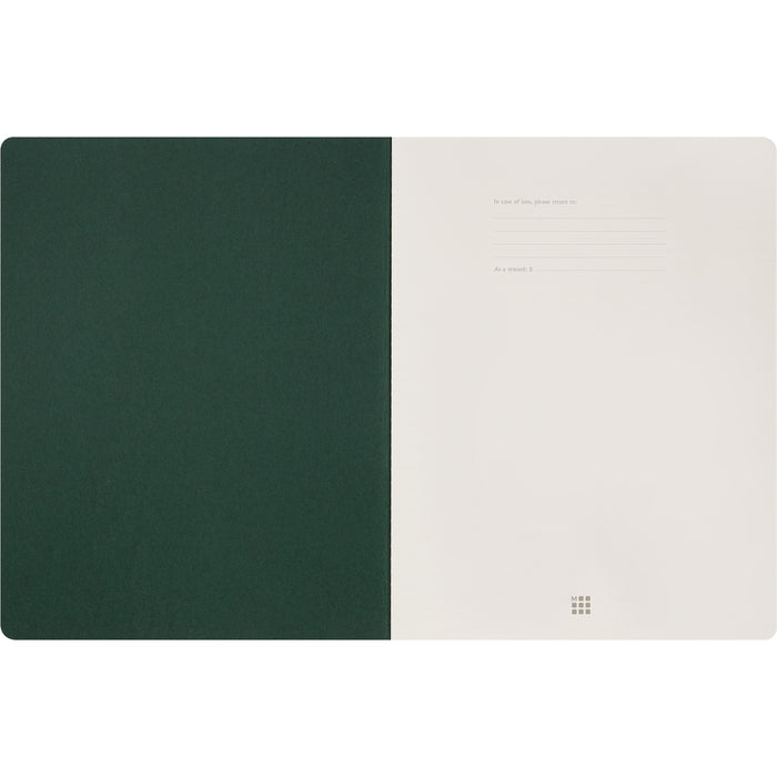 Moleskine Cahier Student Journal, XXL 216mm x 279mm, Ruled, Myrtle Green CX1002222