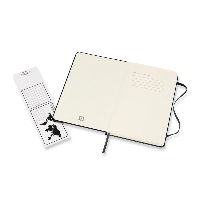 Moleskine Classic Notebook, 115mm x 175mm Medium Size, Plain, Hard Cover, Black CXMQP052