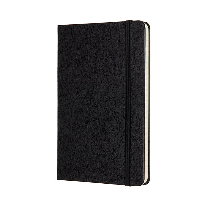 Moleskine Classic Notebook, 115mm x 175mm Medium Size, Ruled, Hard Cover, Black CXMQP050
