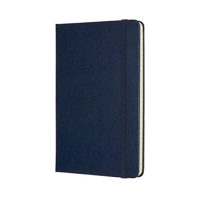 Moleskine Classic Notebook, 115mm x 175mm Medium Size, Ruled, Hard Cover, Sapphire Blue CXMQP050B20