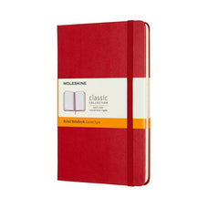 Moleskine Classic Notebook, 115mm x 175mm Medium Size, Ruled, Hard Cover, Scarlet Red CXMQP050F2