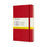 Moleskine Classic Notebook, 115mm x 175mm Medium Size, Squared, Hard Cover, Scarlet Red CXMQP051F2