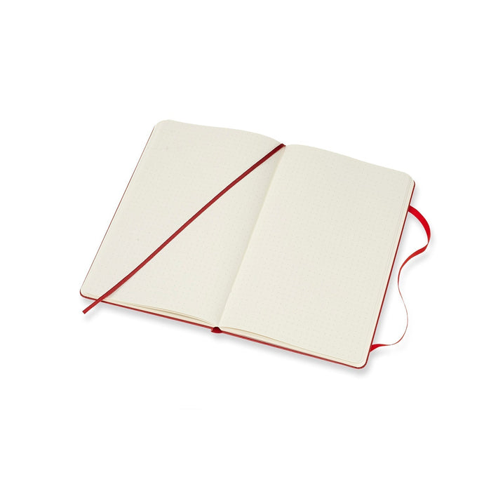 Moleskine Classic Notebook, 130mm x 210mm Large Size, Dotted, Hard Cover, Scarlet Red CXMQP066F2