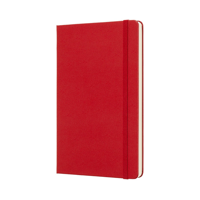 Moleskine Classic Notebook, 130mm x 210mm Large Size, Dotted, Hard Cover, Scarlet Red CXMQP066F2