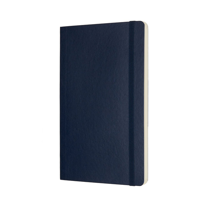 Moleskine Classic Notebook, 130mm x 210mm Large Size, Dotted, Soft Cover, Sapphire Blue CXMQP619B20