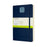 Moleskine Classic Notebook, 130mm x 210mm Large Size Expanded, Soft Cover, Plain, Sapphire Blue CXMQP618EXPB20