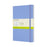 Moleskine Classic Notebook, 130mm x 210mm Large Size, Hard Cover, Plain, Hydrangea Blue CXMQP062B42