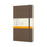 Moleskine Classic Notebook, 130mm x 210mm Large Size, Hard Cover, Ruled, Earth Brown CXMQP060P14