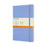 Moleskine Classic Notebook, 130mm x 210mm Large Size, Hard Cover, Ruled, Hydrangea Blue CXMQP060B42