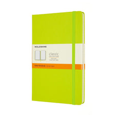 Moleskine Classic Notebook, 130mm x 210mm Large Size, Hard Cover, Ruled, Lemon Green CXMQP060C2