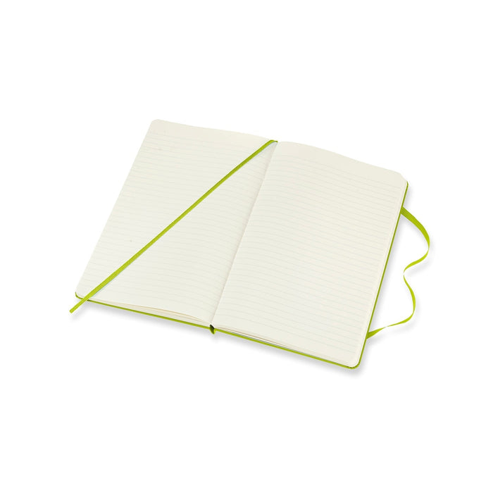 Moleskine Classic Notebook, 130mm x 210mm Large Size, Hard Cover, Ruled, Lemon Green CXMQP060C2
