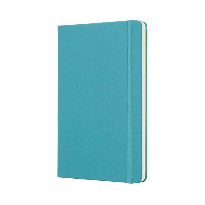Moleskine Classic Notebook, 130mm x 210mm Large Size, Ruled, Hard Cover, Reef Blue CXMQP060B35