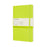 Moleskine Classic Notebook, 130mm x 210mm Large Size, Soft Cover, Plain, Lemon Green CXMQP618C2