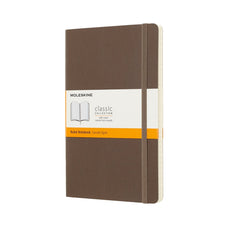 Moleskine Classic Notebook, 130mm x 210mm Large Size, Soft Cover, Ruled, Earth Brown CXMQP616P14