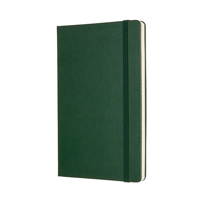 Moleskine Classic Notebook, 130mm x 210mm Large Size, Squared, Hard Cover, Myrtle Green CXMQP061K15
