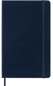 Moleskine Classic Notebook, 130mm x 210mm Large Size, Squared, Hard Cover, Sapphire Blue CXMQP061B20