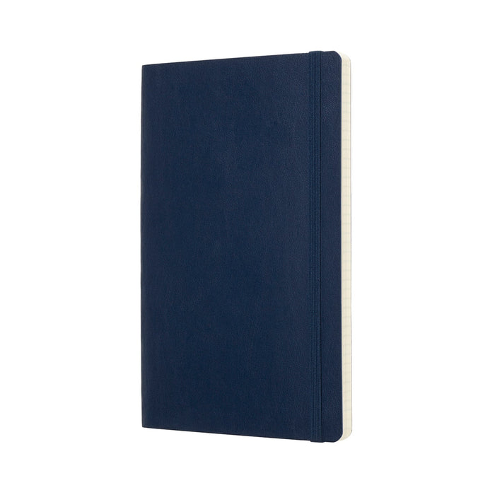 Moleskine Classic Notebook, 130mm x 210mm Large Size, Squared, Soft Cover, Sapphire Blue CXMQP617B20
