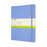 Moleskine Classic Notebook, 190mm x 250mm XL Size, Plain, Hard Cover, Hydrangea Blue CXMQP092B42