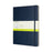 Moleskine Classic Notebook, 190mm x 250mm XL Size, Plain, Hard Cover, Sapphire Blue CXMQP092B20