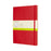 Moleskine Classic Notebook, 190mm x 250mm XL Size, Plain, Soft Cover, Scarlet Red CXMQP623F2