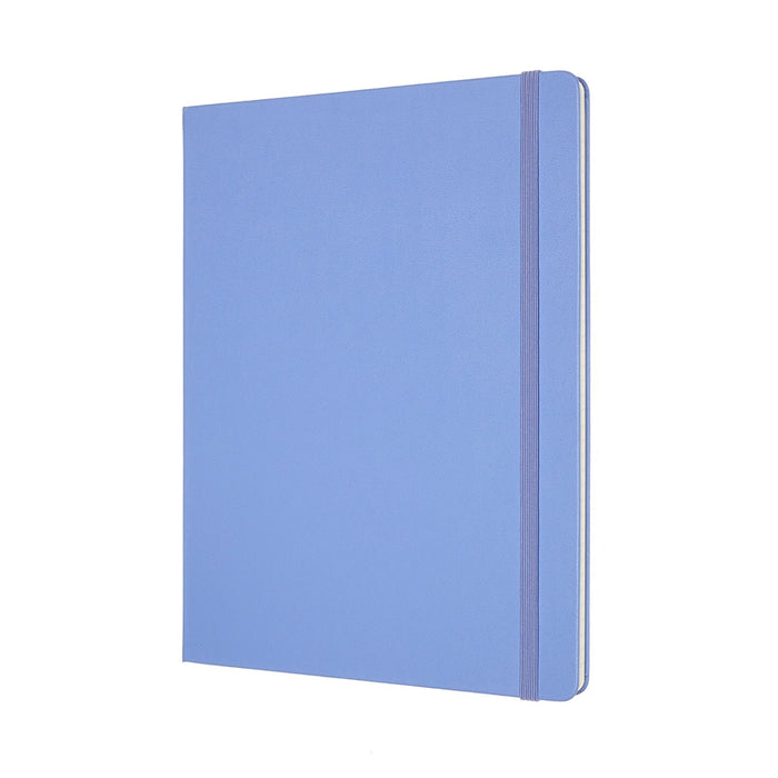 Moleskine Classic Notebook, 190mm x 250mm XL Size, Ruled, Hard Cover, Hydrangea Blue CXMQP090B42
