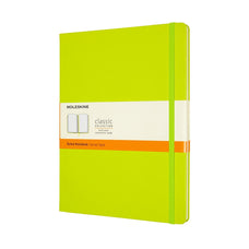 Moleskine Classic Notebook, 190mm x 250mm XL Size, Ruled, Hard Cover, Lemon Green CXMQP090C2