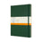 Moleskine Classic Notebook, 190mm x 250mm XL Size, Ruled, Hard Cover, Myrtle Green CXMQP090K15