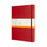 Moleskine Classic Notebook, 190mm x 250mm XL Size, Ruled, Hard Cover, Scarlet Red CXMQP090F2