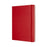 Moleskine Classic Notebook, 190mm x 250mm XL Size, Ruled, Hard Cover, Scarlet Red CXMQP090F2