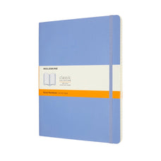 Moleskine Classic Notebook, 190mm x 250mm XL Size, Ruled, Soft Cover, Hydrangea Blue CXMQP621B42