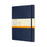 Moleskine Classic Notebook, 190mm x 250mm XL Size, Ruled, Soft Cover, Saphire Blue CXMQP621B20