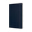 Moleskine Double Layout Notebook, 130mm x 210mm Large Size Hard Cover, Plain & Ruled, Sapphire Blue CXMNB313HB20