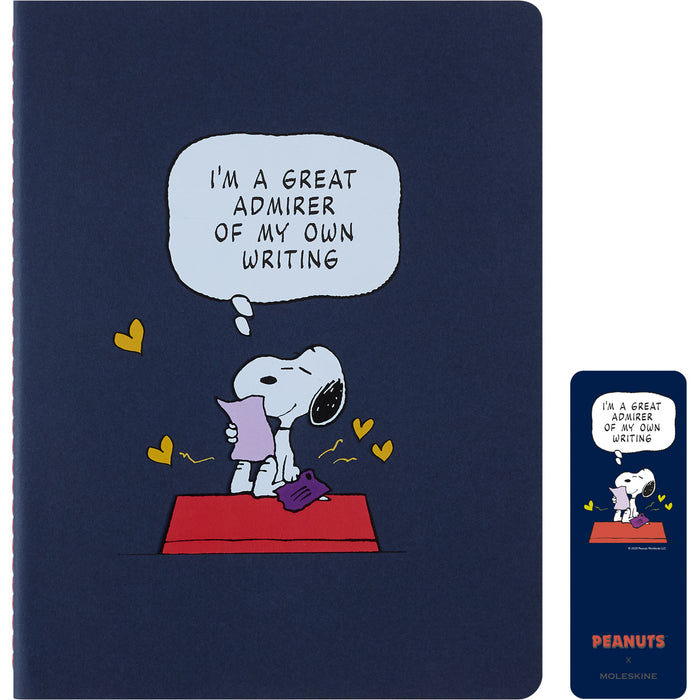 Moleskine LE Cahier Ruled Journals, XL 190mm x 250mm, Peanuts, Assorted Colour Cover, Pack of 3 CX1002239