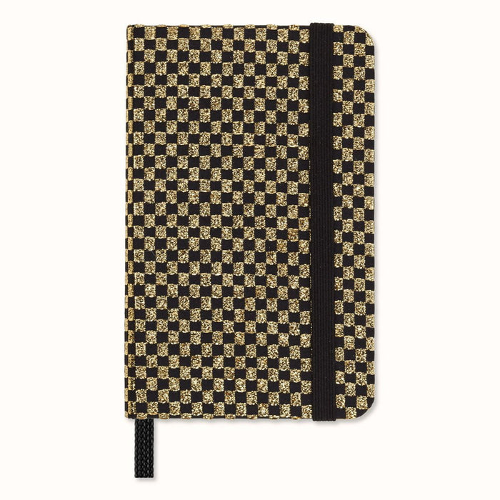 Moleskine LE Shine Notebook Gold, 65mmx 100mm XS Size, Plain, Hard Cover with Gift Box CXMLEHSHINEMP012GOLD