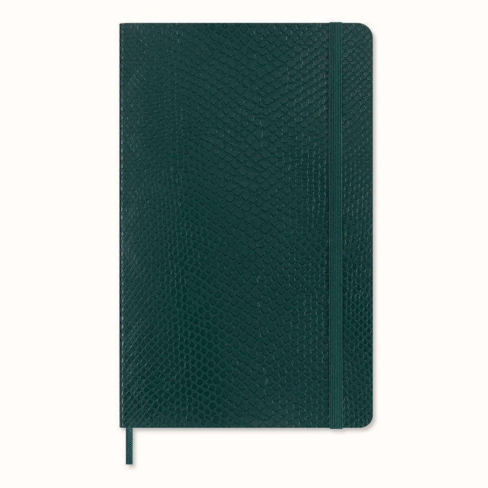 Moleskine LE Vegea Notebook Boa, Greenv , 130mm x 210mm Large Size, Ruled, Soft Cover with Gift Box CXMQP616K54VBOABOX