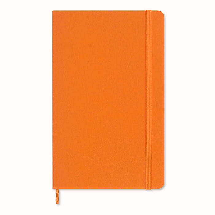 Moleskine LE Vegea Notebook Capri, Orange, , 130mm x 210mm Large Size, Ruled, Soft Cover with Gift Box CXMQP616N8VCAPRIBOX