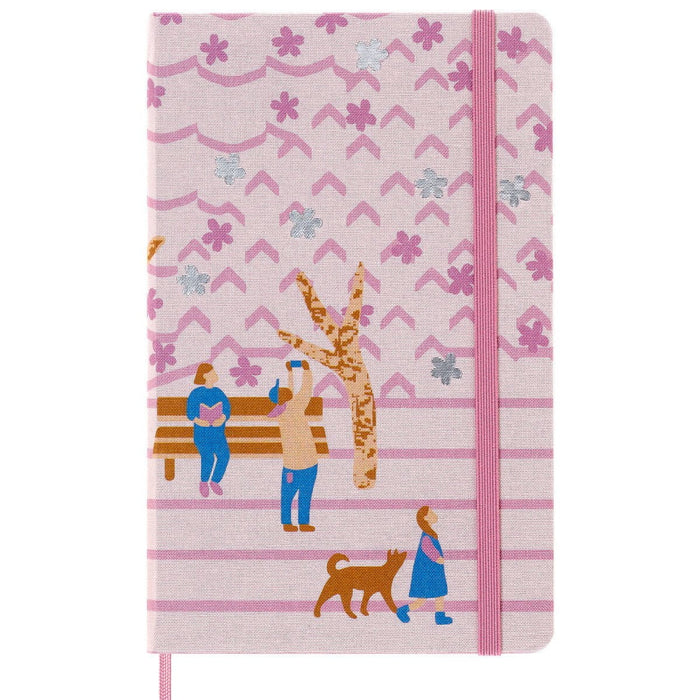 Moleskine Limited Collection Notebook Sakura, 130mm x 210mm Large Size, Plain, Bench CXMLESU05QP062