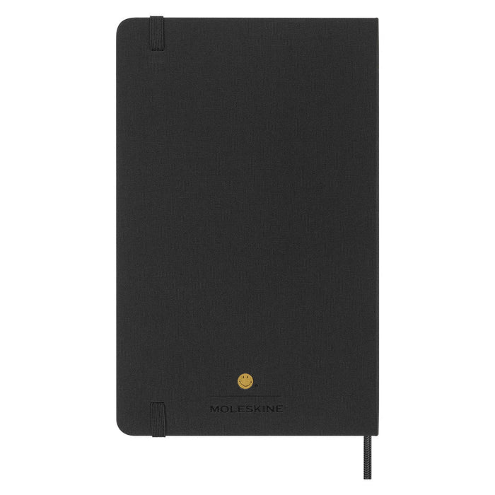 Moleskine Limited Edition 13cm x 21cm Large Notebook Ruled Smiley Moleskine — Discount Office