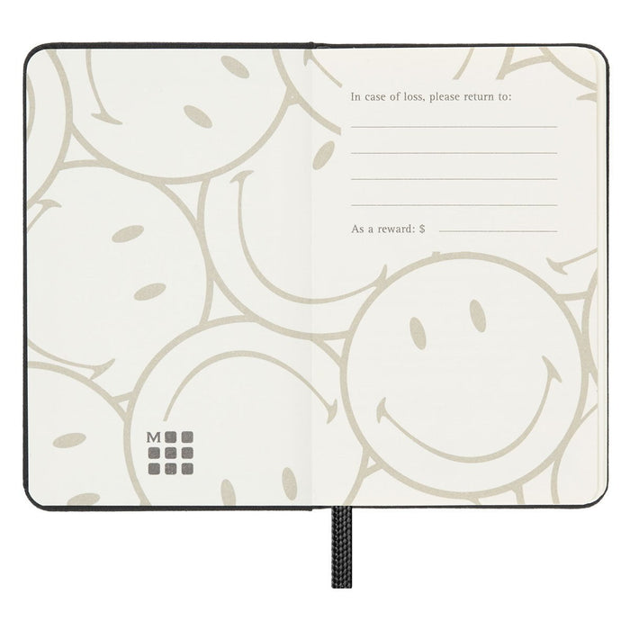 Moleskine Limited Edition 6.5cm x 10.5cm XS Notebook Plain Smiley