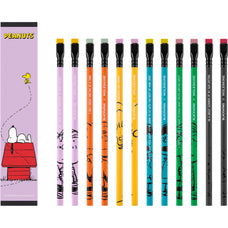Moleskine Limited Edition Blackwing-x Peanuts Pencil, Set 12 Soft Pencils CX1002242