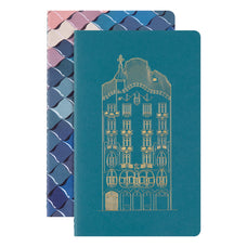 Moleskine Limited Edition Cahier Plain + Ruled Notebook, Large 210mm x 130mm, Set of 2, Casa Batllo CX1000452