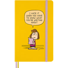 Moleskine Limited Edition Hard Cover Ruled Notebook, Large 210mm x 130mm, Peanuts CX1002240