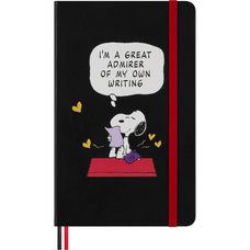 Moleskine Limited Edition Hard Cover Ruled Notebook, Large 210mm x 130mm, Snoopy Admirer CX1002241