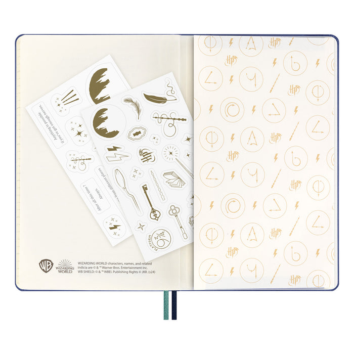 Moleskine Limited Edition Harry Potter Ruled Notebook, 190mm x 250mm XL Size, Patronum CX1000486