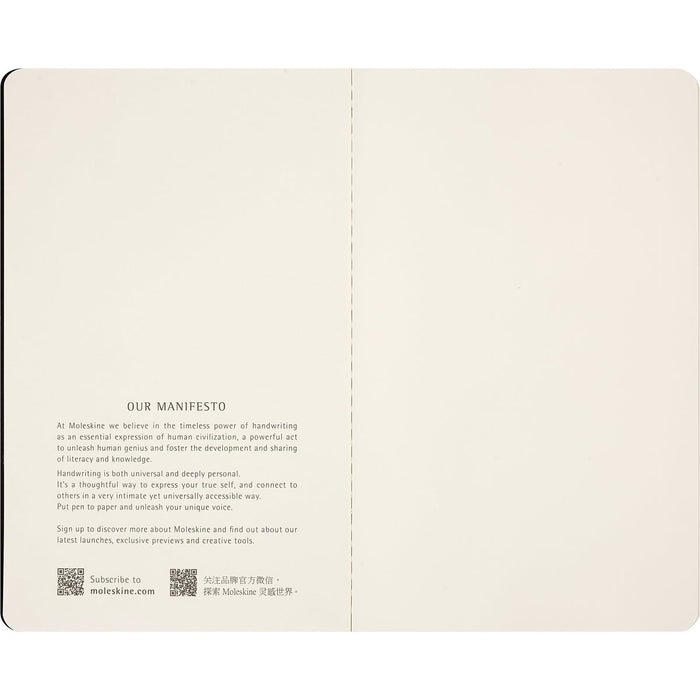 Moleskine Limited Edition NASA Cahier, Large 210mm x 130mm, Set of 2, Plain CX1002269