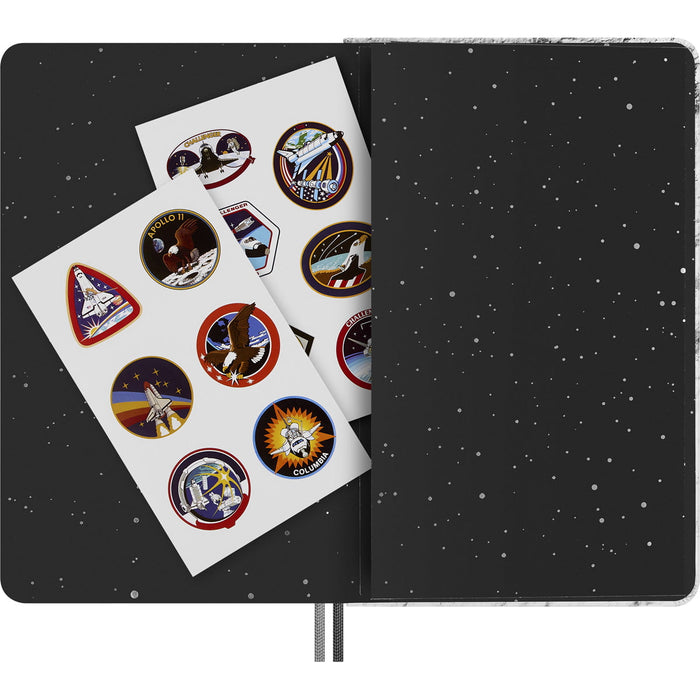 Moleskine Limited Edition NASA Hard Cover Notebook, Large 210mm x 130mm, Ruled CX1002268