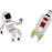 Moleskine Limited Edition NASA Notebook, Large 130mm x 210mm, Ruled + 4 Blackwing Pencils + 2 Pins CX1002270