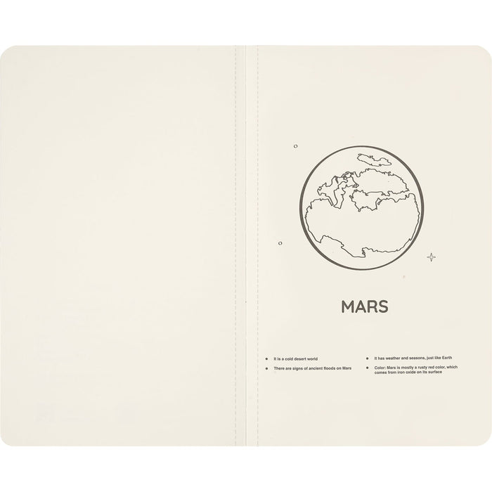 Moleskine Limited Edition NASA Volant Plain Journal, Large 130mm x 210mm, Glow in the Dark CX1002271